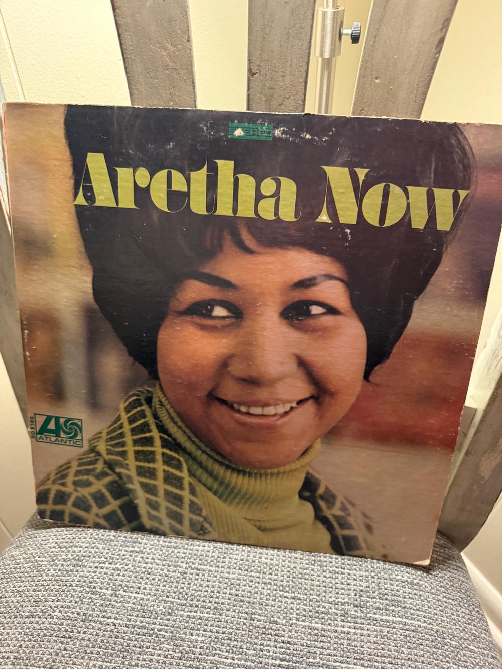 “Aretha Now” Vintage Vinyl Album with Album Cover and Record Jacket